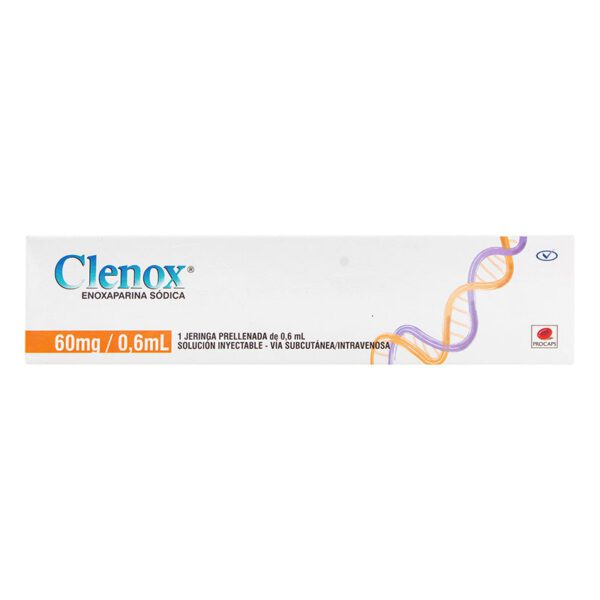 CLENOX 60 MG 1 JERINGA PRELLENADA