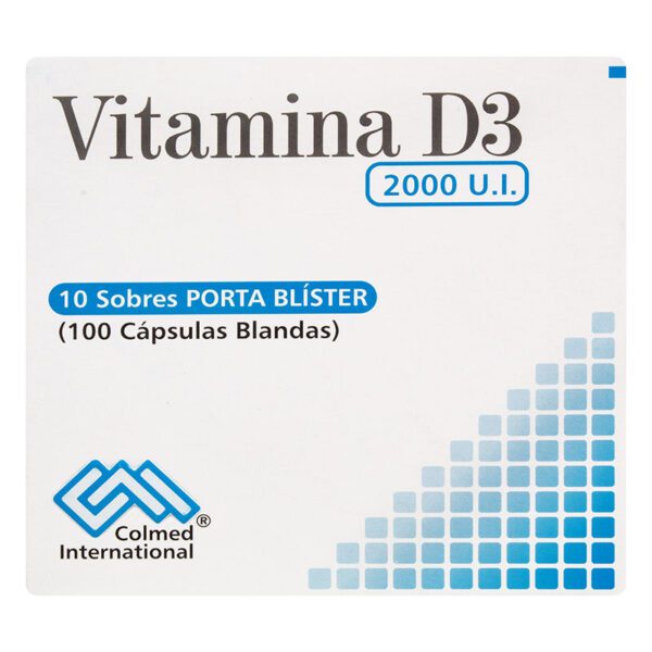 VITAMINA D3 2000 UI 100 CAP 10 SBS PC