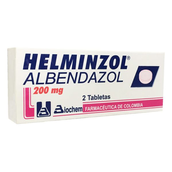 HELMINZOL 2 TABLETAS