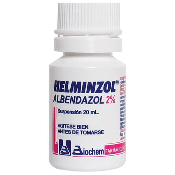 HELMINZOL JARABE 20 ML