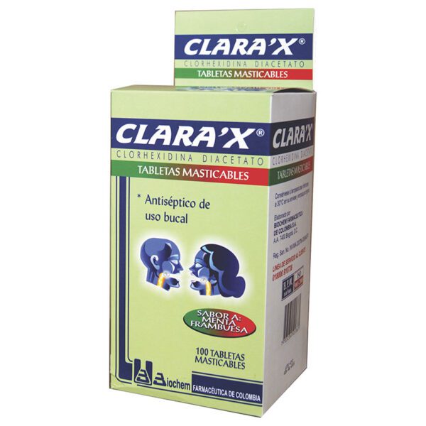 CLARAX TABLETAS MASTICABLES X 100 FRAMBU