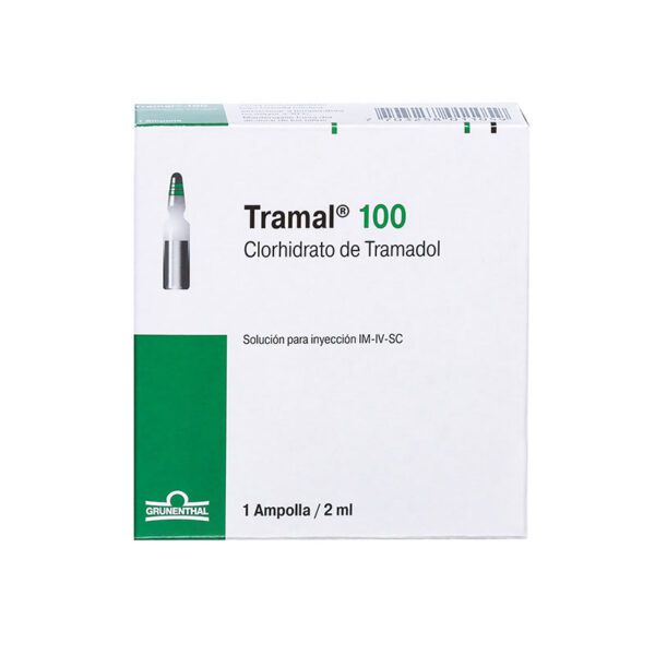 TRAMAL 100 MG/2 ML X 1 AMPOLLA