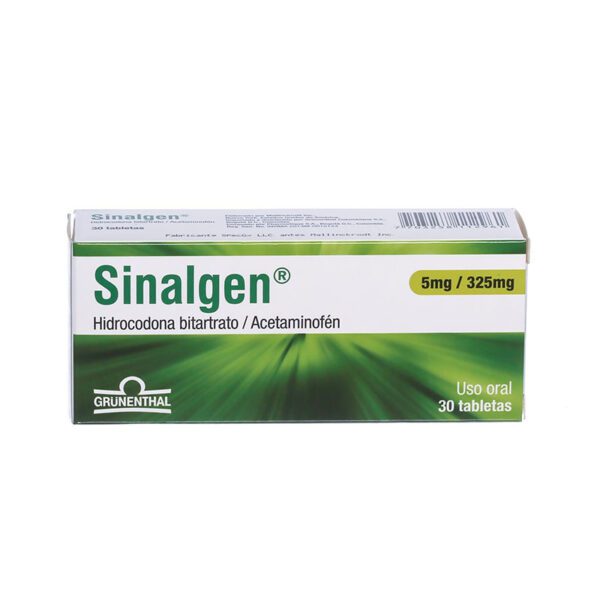 SINALGEN 5/325 MG 30 TBS (A)(3%+)(PAE)