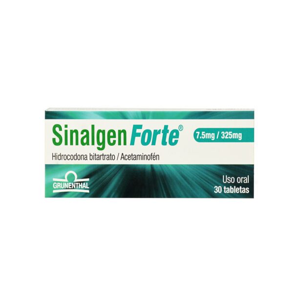 SINALGEN FORTE 7.5/325 MG 30TBS(3%+(PAE)