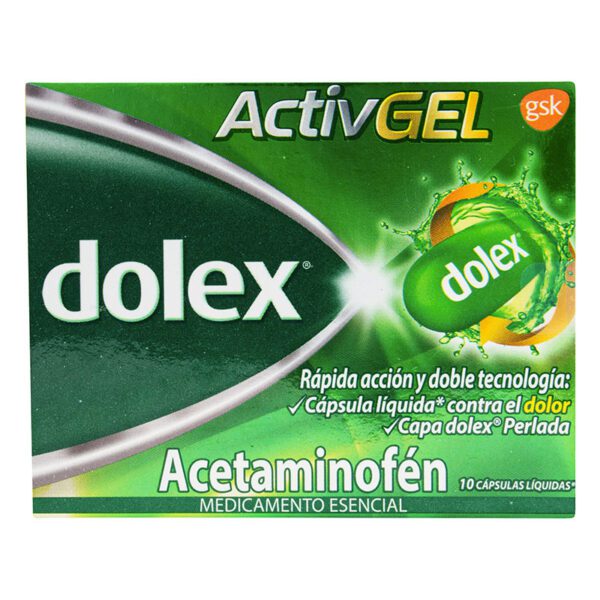 DOLEX ACTIVEGEL 10 CAPSULAS LIQUIDAS