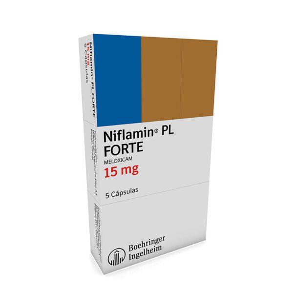 NIFLAMIN PL FORTE 15 MG 5 CAPSULAS