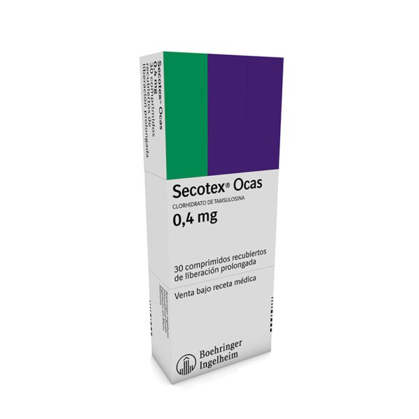 SECOTEX OCAS 0.4 MG 30COMP.(3%+)(A)(PAE)