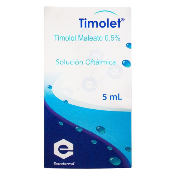 TIMOLOL GOTAS OFTALM.5 ML TIMOLET 0.5%