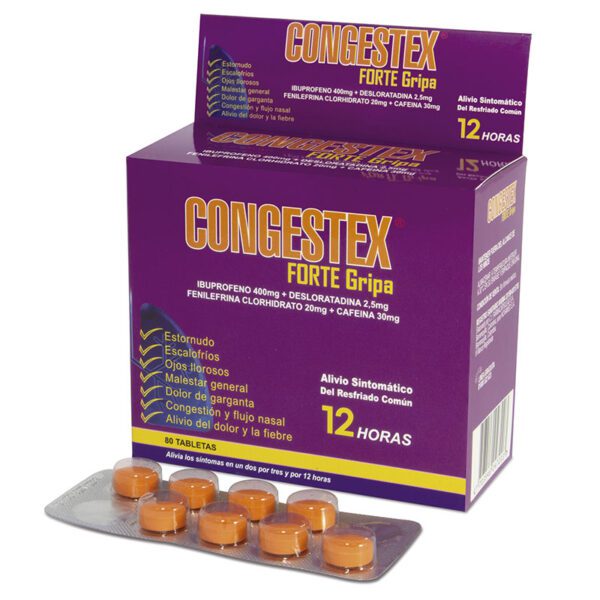 CONGESTEX FORTE 80 TABLETAS