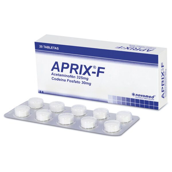 APRIX F 325 MG 20 TABLETAS