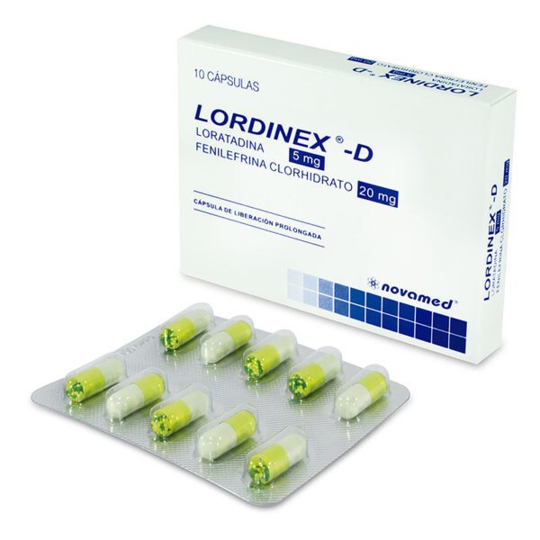 LORDINEX D 10 CAPSULAS