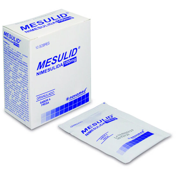 MESULID GRANU. 100 MG 10 SBS (3%+)(PAE)
