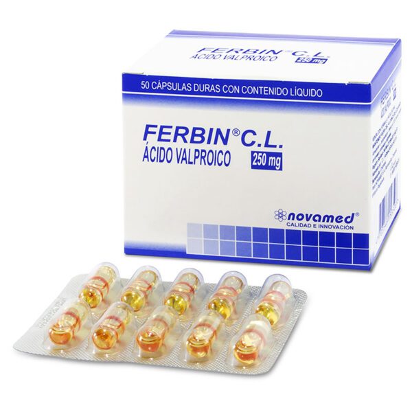FERBIN CL 250 MG 50 CAPSULAS