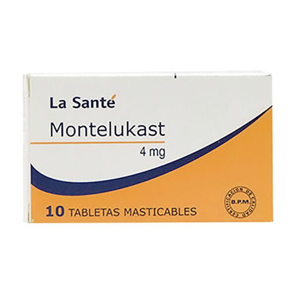 MONTELUKAST 4 MG 10 TABLETAS LS(M)8383