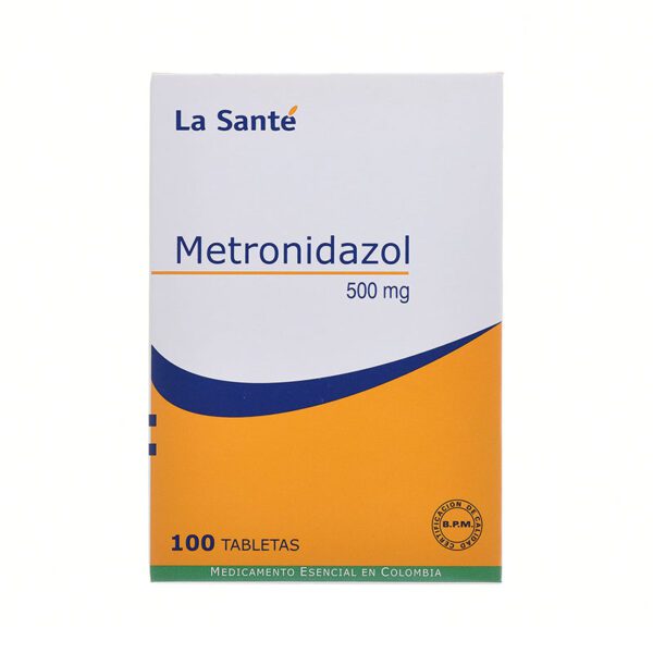 METRONIDAZOL 500 MG 100 TABLETAS LS