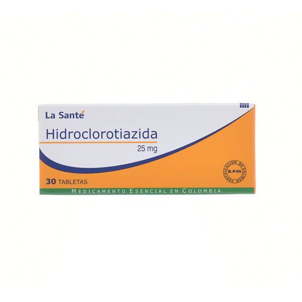 HIDROCLOROTIAZIDA 25 MG 30 TBS LS