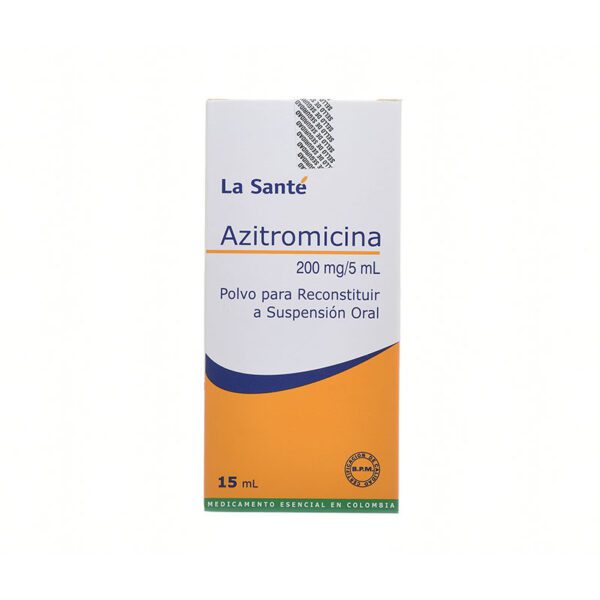 AZITROMICINA 200 MG SUSPENSION 15 ML LS