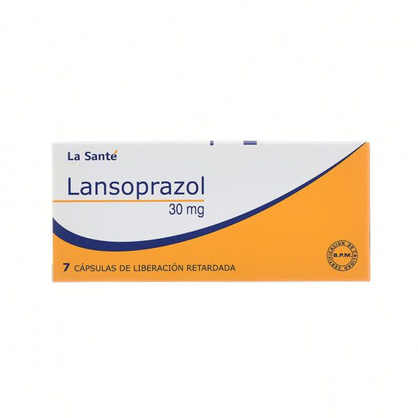 LANSOPRAZOL 30 MG 7 CAPSULAS LS