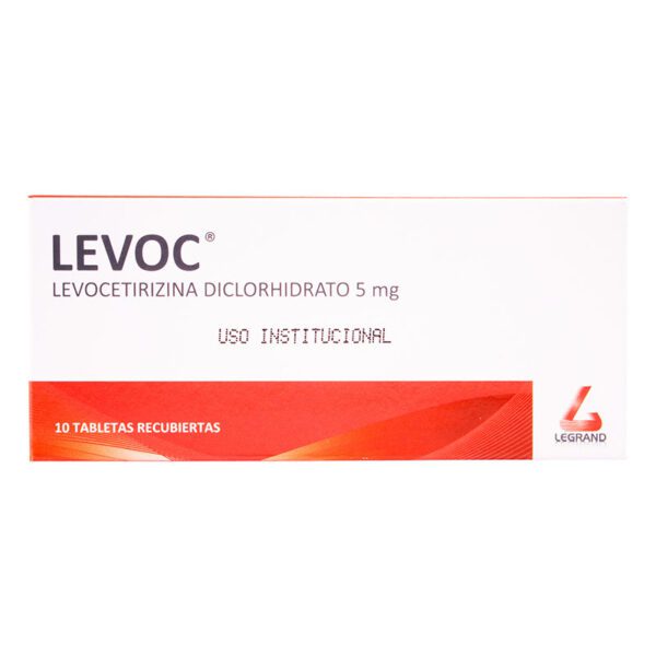 LEVOC 5 MG 10 TABLETAS (PAE)