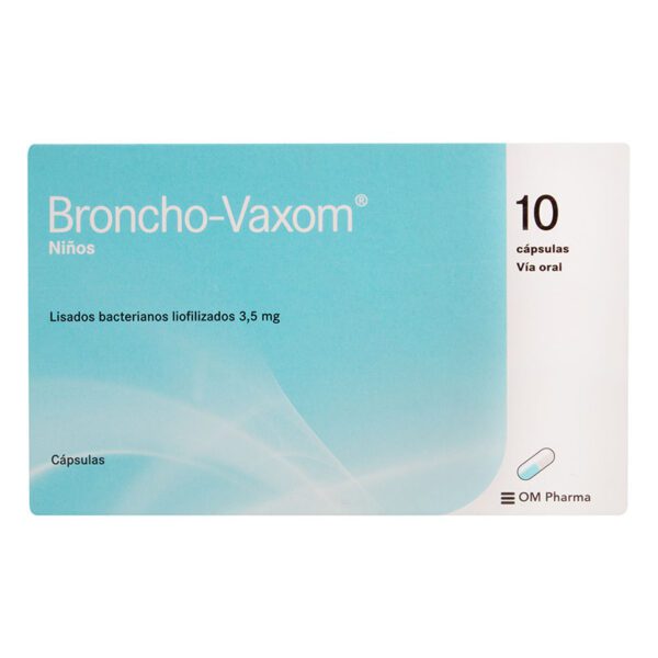 BRONCHO-VAXOM NINOS 10 CAP. (3%+)(PAE)