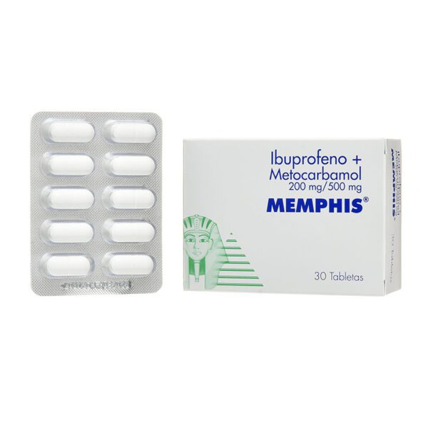 IBUPROF 200 MG+METOCARB 500 MG 30 TBS MP