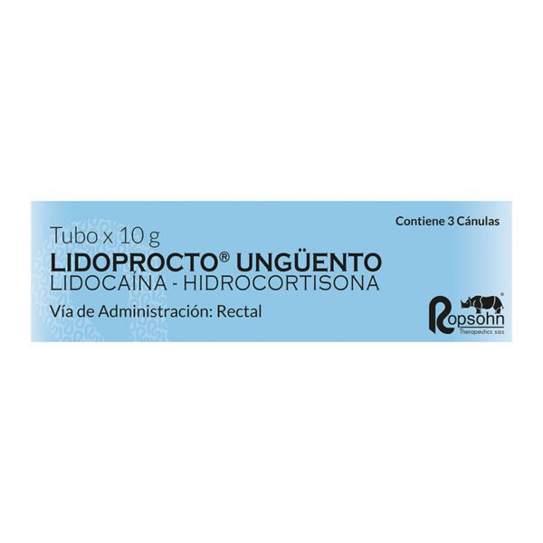 LIDOPROCTO UNGUENTO 10 GR