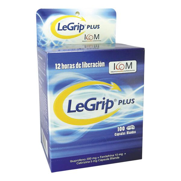 Legrip Plus 10 Capsulas Blandas Icom