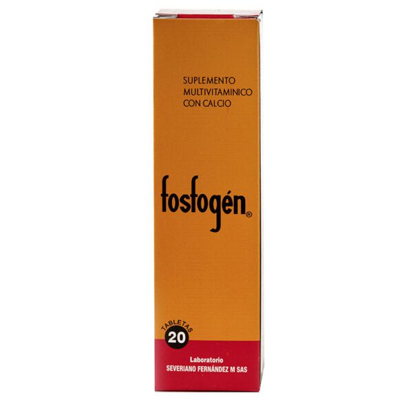 FOSFOGEN 20 TABLETAS