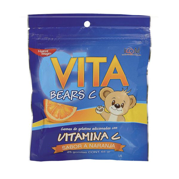 GOMAS VITABEARS C NARANJA 25 UND