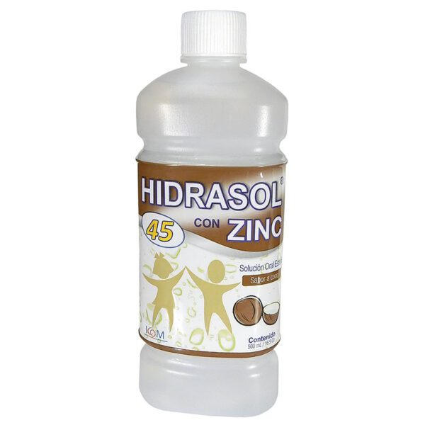 HIDRASOL 45 ZINC COCO 500ML SU.ORAL ICOM