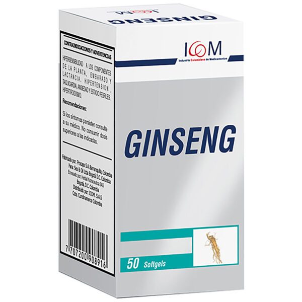GINSENG 50 CAPSULAS BLANDAS ICOM(PD)