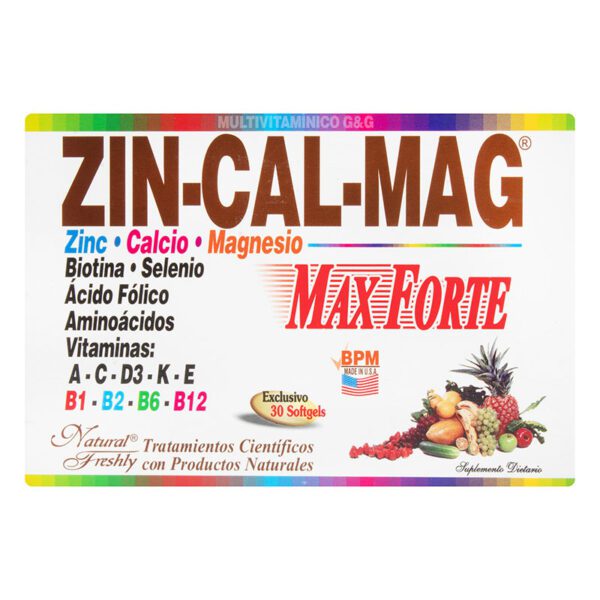 ZIN-CAL-MAG MAX FORTE 30 SOFTGELS
