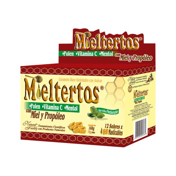MIELTERTOS PASTILLAS MASTICABLES 12 SBS