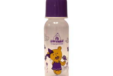 BIBERON CORCHITO DECORADO 8 OZ