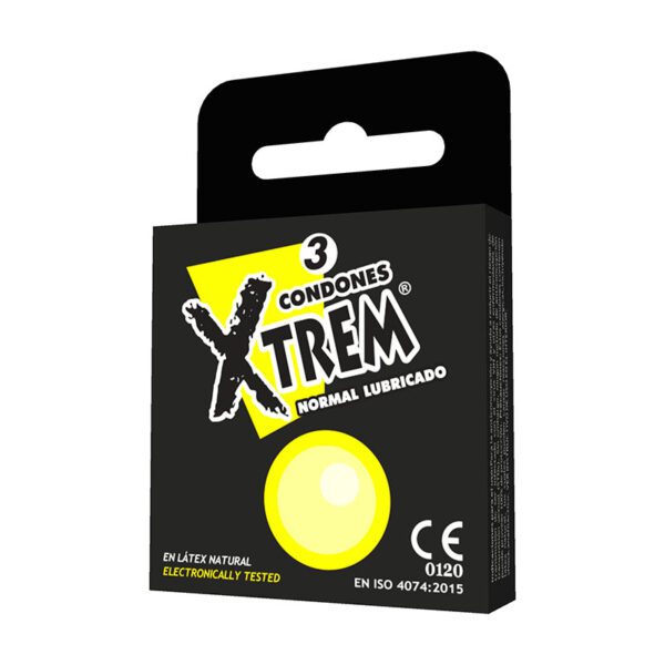 PRESERVATIVOS XTREM NORMAL LUBRIC 3 UND