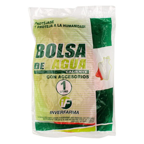 BOLSA AGUA CALIENTE 1LITRO C/ACCES INV.