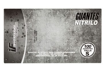 Guante De Nitrilo Negro S 100 Uds Inve.