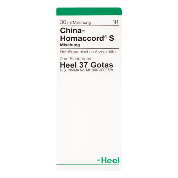 CHINA-HOMACCORD SOLUCION 30 ML(PAE)