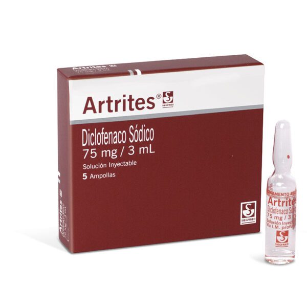 ARTRITES 75 MG 3 ML 5 AMPOLLAS