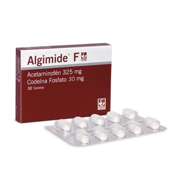 ALGIMIDE F 325 MG 30 TABLETAS