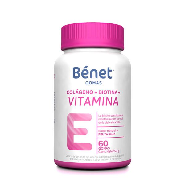 GOMAS BENET COLAG+BIOTINA+VIT. E 60 UND