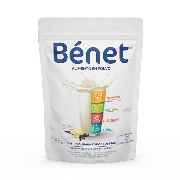 BENET VAINILLA 250 GRAMOS