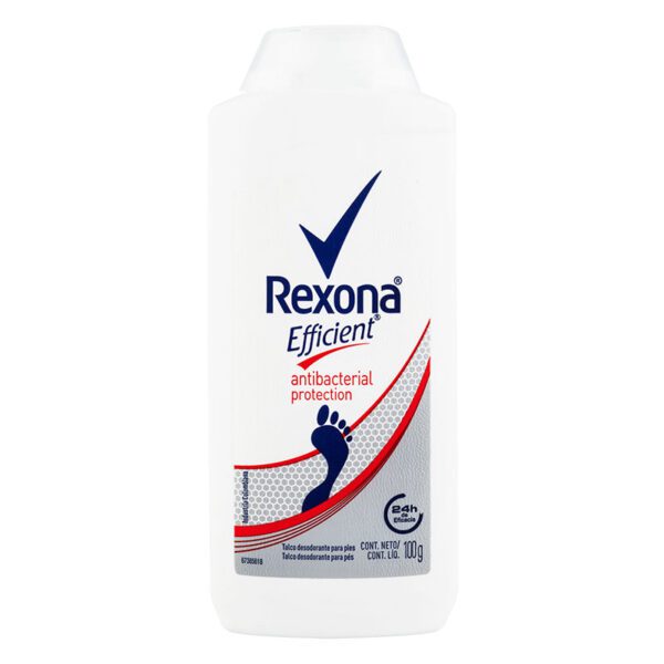 REXONA EFFICIENT TALCO ANTIBACTERIA 100G
