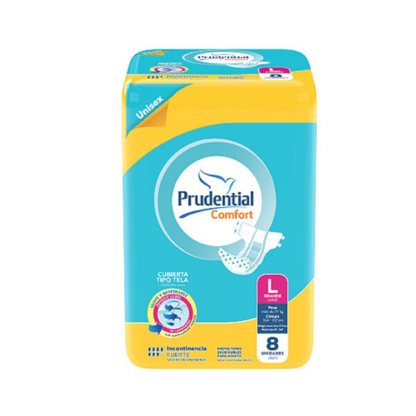 Pañal Prudential Confort Grande 8 Unidades