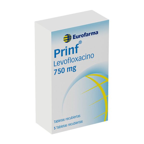 PRINF LEVOFLOXACINO 750 MG 5 TBS MOMENTA