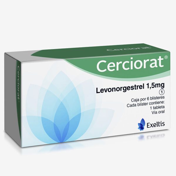 CERCIORAT 1.5 MG 6 TABLETAS(3%+)
